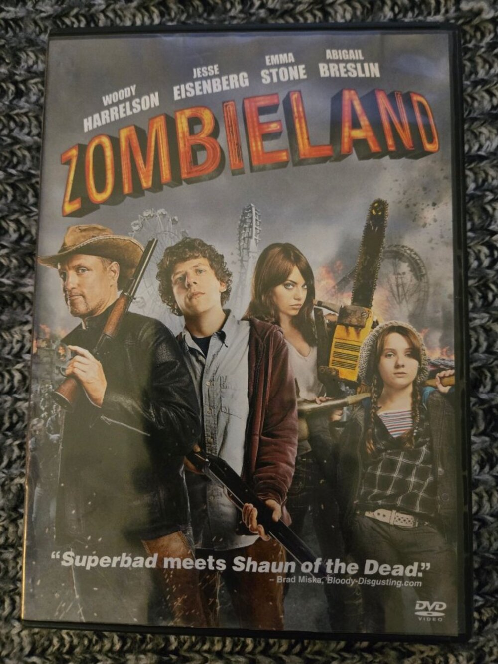 Zombieland DVD Comedy Movie Woody Harrelson & Jesse Eisenberg